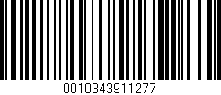 Código de barras (EAN, GTIN, SKU, ISBN): '0010343911277'