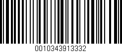 Código de barras (EAN, GTIN, SKU, ISBN): '0010343913332'