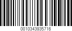 Código de barras (EAN, GTIN, SKU, ISBN): '0010343935716'