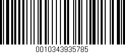 Código de barras (EAN, GTIN, SKU, ISBN): '0010343935785'