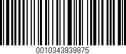 Código de barras (EAN, GTIN, SKU, ISBN): '0010343939875'