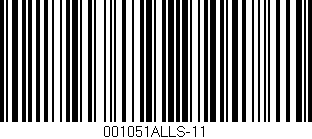 Código de barras (EAN, GTIN, SKU, ISBN): '001051ALLS-11'