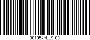 Código de barras (EAN, GTIN, SKU, ISBN): '001054ALLS-08'