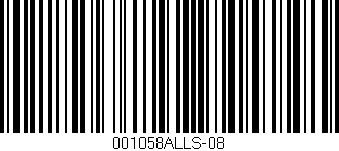 Código de barras (EAN, GTIN, SKU, ISBN): '001058ALLS-08'