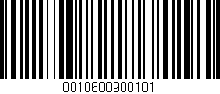 Código de barras (EAN, GTIN, SKU, ISBN): '0010600900101'