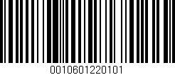 Código de barras (EAN, GTIN, SKU, ISBN): '0010601220101'