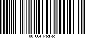 Código de barras (EAN, GTIN, SKU, ISBN): '001064|Padrao'