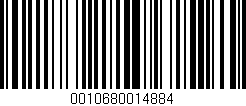 Código de barras (EAN, GTIN, SKU, ISBN): '0010680014884'
