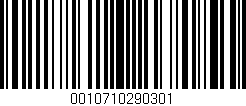 Código de barras (EAN, GTIN, SKU, ISBN): '0010710290301'
