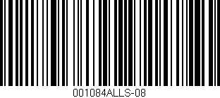Código de barras (EAN, GTIN, SKU, ISBN): '001084ALLS-08'