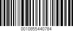 Código de barras (EAN, GTIN, SKU, ISBN): '0010855440784'