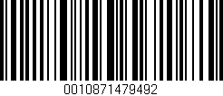 Código de barras (EAN, GTIN, SKU, ISBN): '0010871479492'