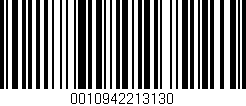 Código de barras (EAN, GTIN, SKU, ISBN): '0010942213130'