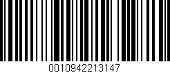 Código de barras (EAN, GTIN, SKU, ISBN): '0010942213147'