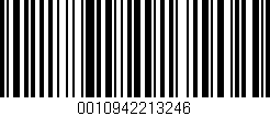 Código de barras (EAN, GTIN, SKU, ISBN): '0010942213246'
