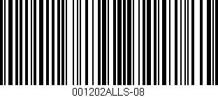 Código de barras (EAN, GTIN, SKU, ISBN): '001202ALLS-08'