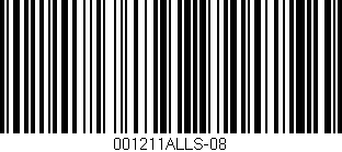 Código de barras (EAN, GTIN, SKU, ISBN): '001211ALLS-08'