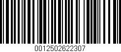 Código de barras (EAN, GTIN, SKU, ISBN): '0012502622307'
