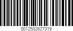 Código de barras (EAN, GTIN, SKU, ISBN): '0012502627319'
