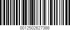 Código de barras (EAN, GTIN, SKU, ISBN): '0012502627388'
