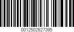 Código de barras (EAN, GTIN, SKU, ISBN): '0012502627395'