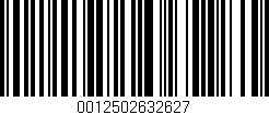 Código de barras (EAN, GTIN, SKU, ISBN): '0012502632627'