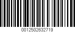 Código de barras (EAN, GTIN, SKU, ISBN): '0012502632719'