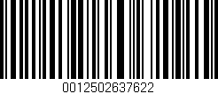 Código de barras (EAN, GTIN, SKU, ISBN): '0012502637622'
