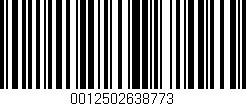Código de barras (EAN, GTIN, SKU, ISBN): '0012502638773'