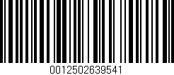 Código de barras (EAN, GTIN, SKU, ISBN): '0012502639541'