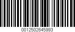 Código de barras (EAN, GTIN, SKU, ISBN): '0012502645993'
