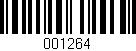 Código de barras (EAN, GTIN, SKU, ISBN): '001264'