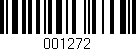 Código de barras (EAN, GTIN, SKU, ISBN): '001272'