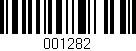 Código de barras (EAN, GTIN, SKU, ISBN): '001282'