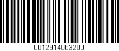 Código de barras (EAN, GTIN, SKU, ISBN): '0012914063200'