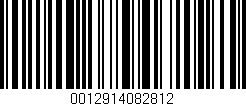 Código de barras (EAN, GTIN, SKU, ISBN): '0012914082812'