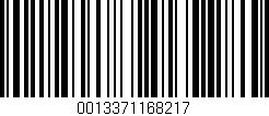 Código de barras (EAN, GTIN, SKU, ISBN): '0013371168217'