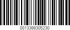 Código de barras (EAN, GTIN, SKU, ISBN): '0013388305230'