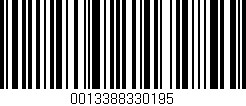 Código de barras (EAN, GTIN, SKU, ISBN): '0013388330195'