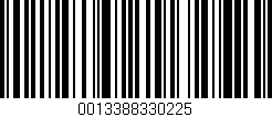 Código de barras (EAN, GTIN, SKU, ISBN): '0013388330225'