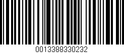 Código de barras (EAN, GTIN, SKU, ISBN): '0013388330232'
