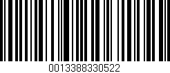 Código de barras (EAN, GTIN, SKU, ISBN): '0013388330522'