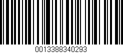 Código de barras (EAN, GTIN, SKU, ISBN): '0013388340293'