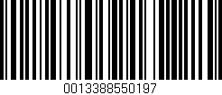 Código de barras (EAN, GTIN, SKU, ISBN): '0013388550197'