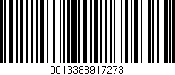 Código de barras (EAN, GTIN, SKU, ISBN): '0013388917273'