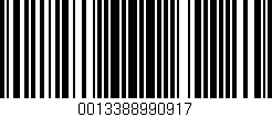 Código de barras (EAN, GTIN, SKU, ISBN): '0013388990917'