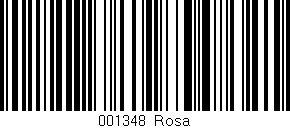 Código de barras (EAN, GTIN, SKU, ISBN): '001348|Rosa'