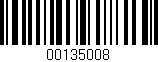 Código de barras (EAN, GTIN, SKU, ISBN): '00135008'