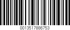 Código de barras (EAN, GTIN, SKU, ISBN): '0013517886753'