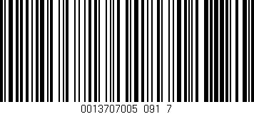 Código de barras (EAN, GTIN, SKU, ISBN): '0013707005_091_7'